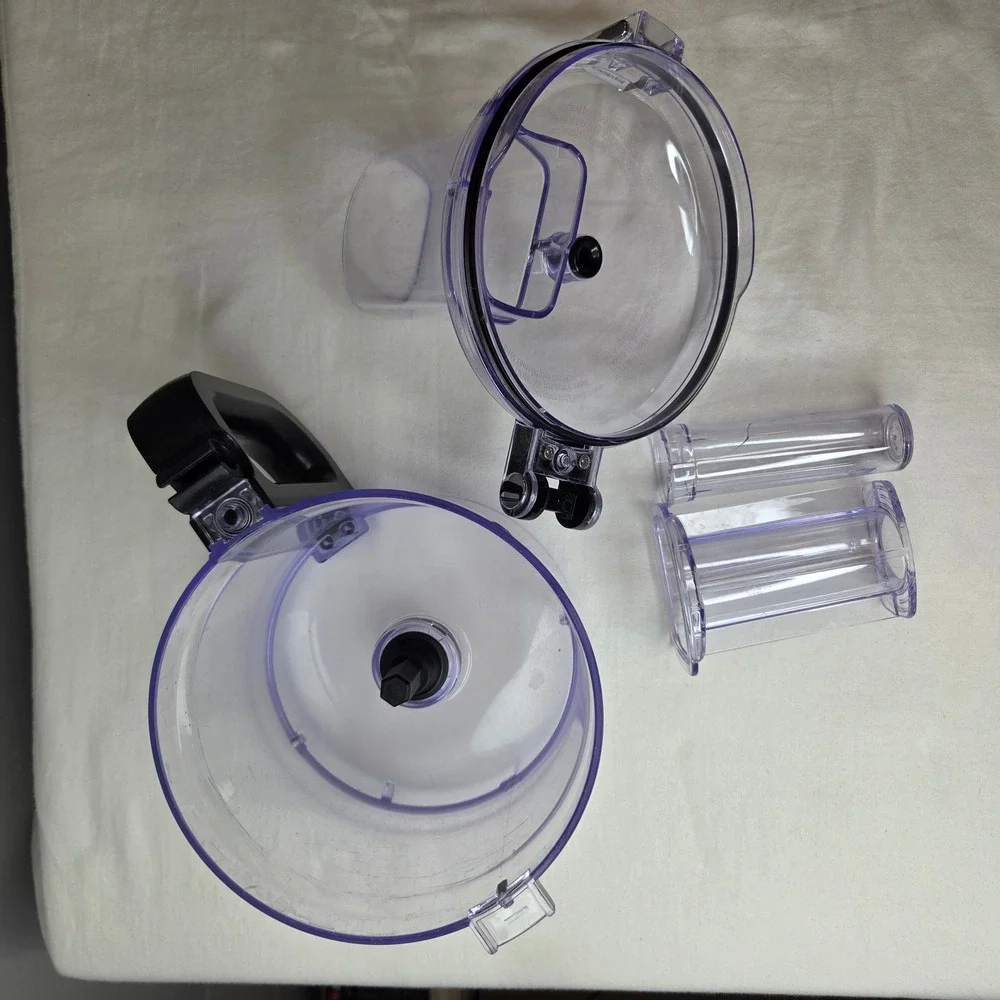 KitchenAid 7-9 Cup Food Processor Replacement Work Bowl Lid Pusher KFP0718